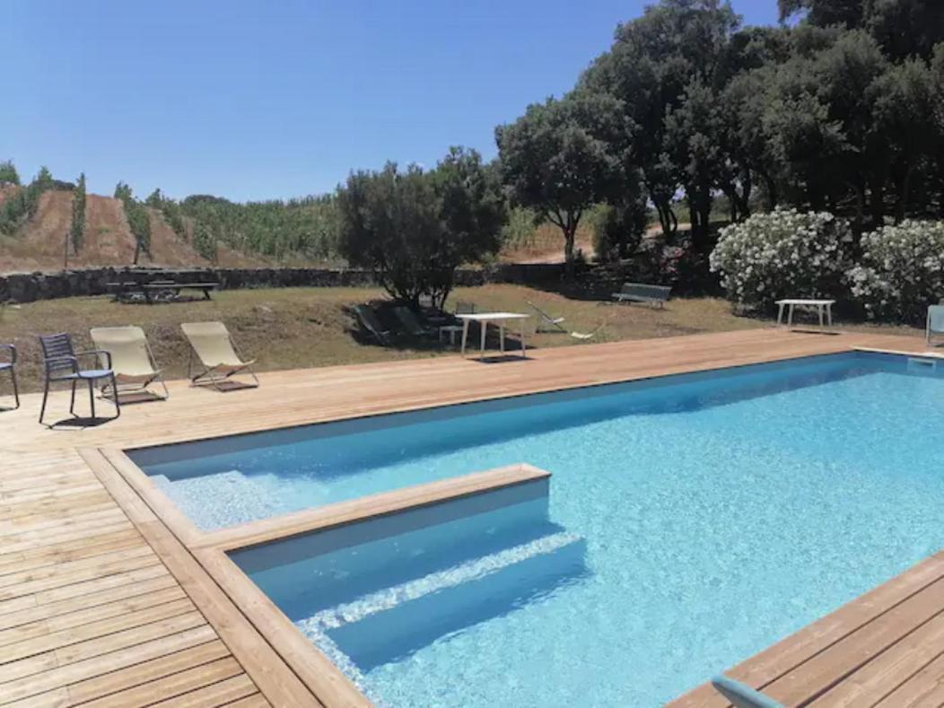 Gites Carbuccia En Corse Avec Piscine Chauffee Bagian luar foto