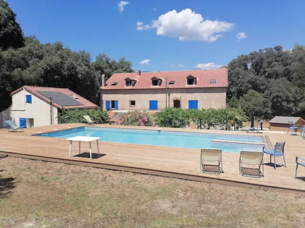 Gites Carbuccia En Corse Avec Piscine Chauffee Bagian luar foto